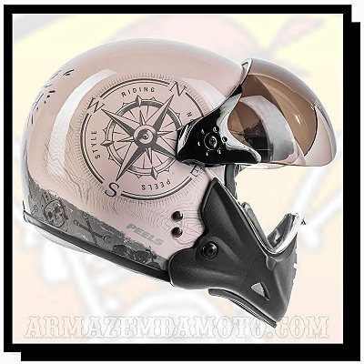 CAPACETE F-21 NORTH OFF WHITE