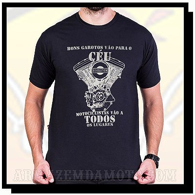 CAMISETA BONS GAROTOS MOTOCICLISMO