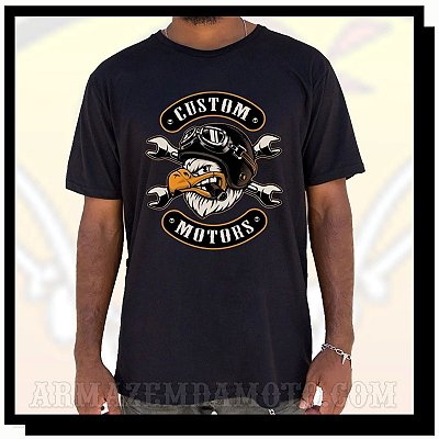 CAMISETA CUSTOM MOTORS ÁGUIA