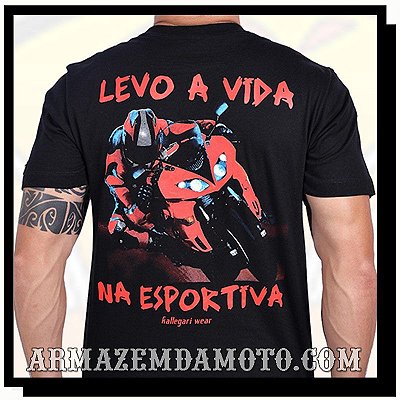 CAMISETA LEVO A VIDA NA ESPORTIVA