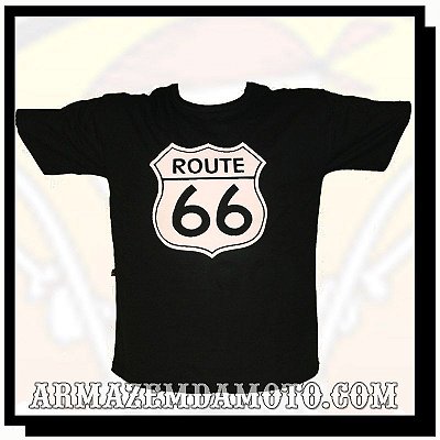 CAMISETA ROUTE PLACA ROTA 66