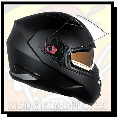 CAPACETE BIEFFE B40 CLASSIC PRETO FOSCO