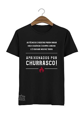 Camiseta Conceito Bom de Brasa Essência do Churrasco