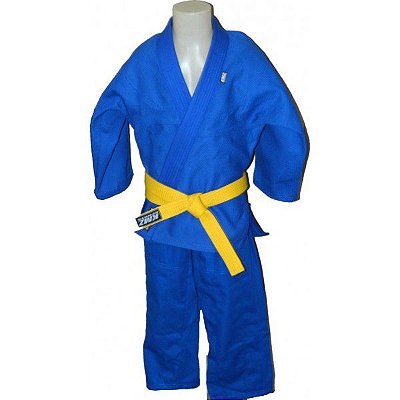 Kimono Jiu jitsu Infantil Trançadinho KMZ Azul