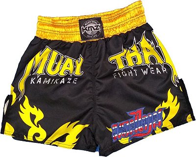 Short de Muay Thai Amarelo