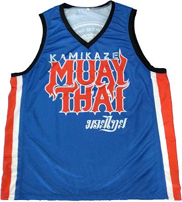 Regata Basqueteira Azul Muay Thai