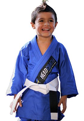 Kimono Infantil Reforçado Little Fly HeadCoach Azul