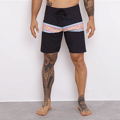 BOARDSHORT VA BANDED TRUNK PRETO 42