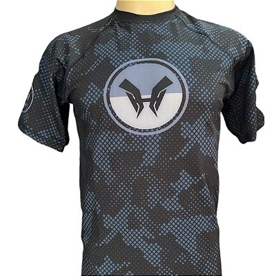 Rashguard Adulto Headcoach Manga Curta Camu Pixel