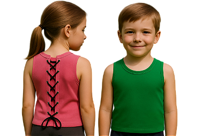 Camiseta Regata Sensorial G 60cm em Lycra ideal para crianças com autismo e TDAH. Tecido elástico e confortável, é antialérgica, lavável e cores personalizável, proporcionando segurança e bem-estar no dia a dia. Frete grátis para todo o Brasil