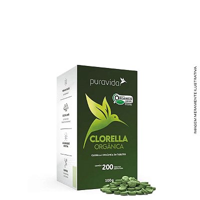Clorella Premium 200 Tabletes - Pura Vida
