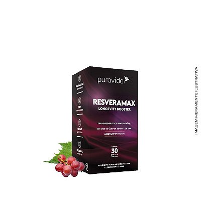 Resveramax Licopeno e Resveratrol 30 Cápsulas  - Puravida