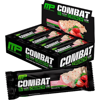 Combat Crunch Barra de Proteína Cx 12 uni 45g cada - Musclepharm