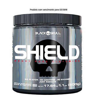 Shield 500g  Glutamina - Black Skull