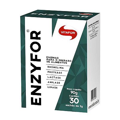 Enzyfor (Caixa com 30 saches de 3g) 90g - Vitafor