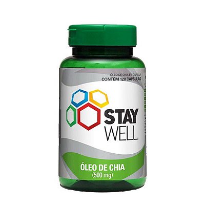 Óleo de Chia 60 Cápsulas Stay Well - Sports Nutrition