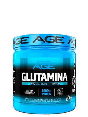 Glutamina 300g 100% Pura  Age