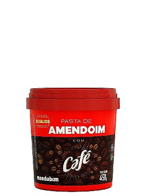 Pasta de Amendoim Com Café 450g Mandubim