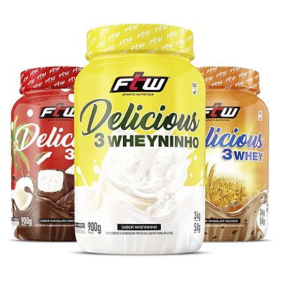 DELICIOUS 3 WHEY FTW 900G