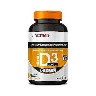 Vitamina D3 30caps - Clinicmais