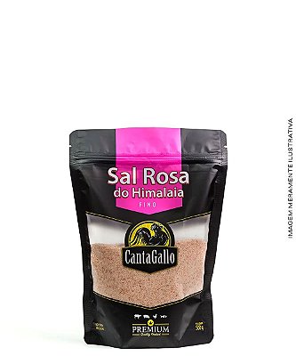 Sal Rosa do Himalaia Fino 500g - CantaGallo