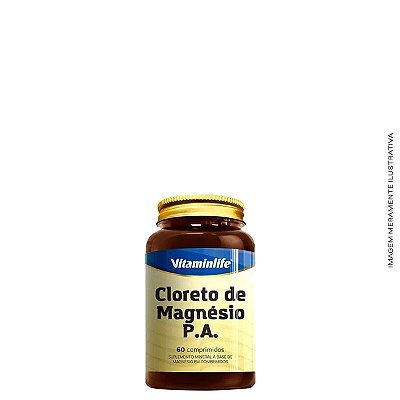 Cloreto de Magnesio P.A. 60 caps - Vitaminlife