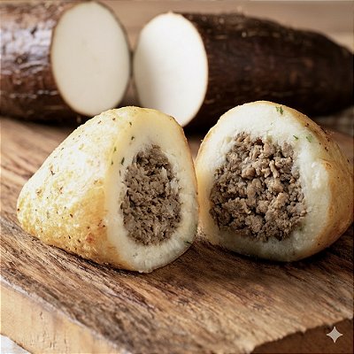 Bolinho de mandioca com patinho - 150g