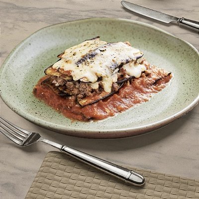 Lasanha de berinjela com patinho moído LOWCARB - 350g