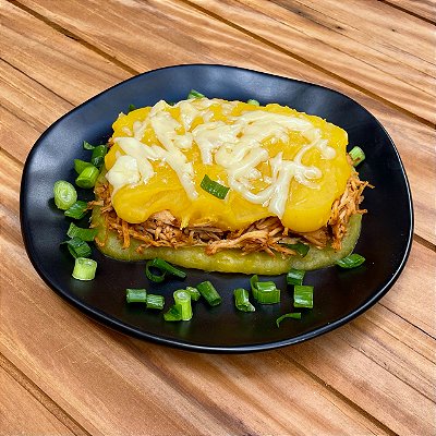 Escondidinho de frango com purê de mandioquinha e queijo 350g