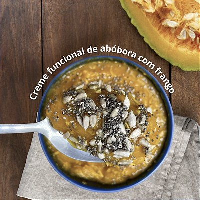Creme de Abóbora Funcional com Frango e Semente de Girassol - 400g