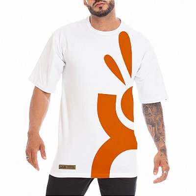 Camiseta Oversized Laranja Cartoon by Phaxe