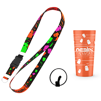 Kit Copo Neon Laranja - Neelix