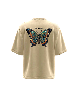 Camiseta Oversized Butterfly - Vegas