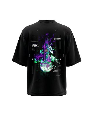 Camiseta Oversized Nitrobong - Acid Asian x Wave Star