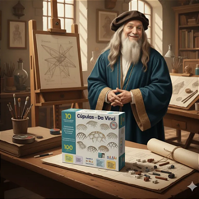 Edulig Cúpulas de Da Vinci 10 modelos - 100 peças madeira