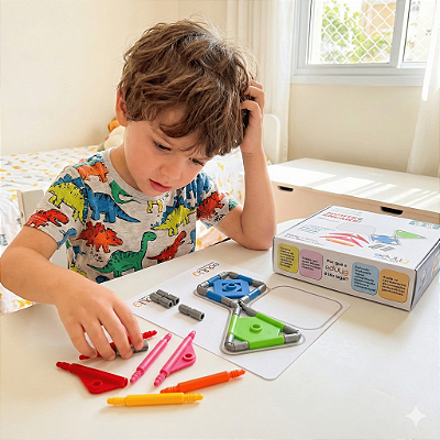 Edulig Monte e Encaixe - 78 Peças