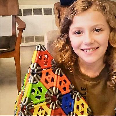 Edulig Pirâmide - 144 peças e conexões