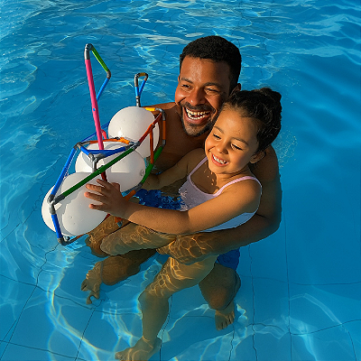 Edulig Veleiro - 52 peças, conexões e balões