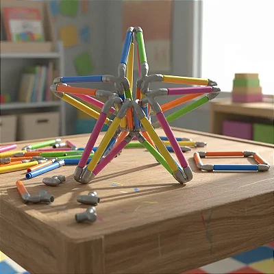 Edulig Criativo - 560 peças e conexões