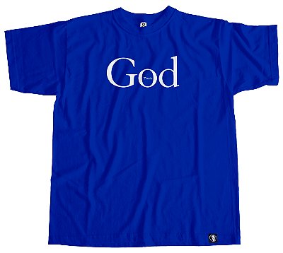 23. Camiseta Manga Curta Azul THANKS GOD