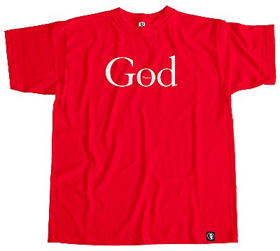 24. Camiseta Manga Curta Vermelha THANKS GOD