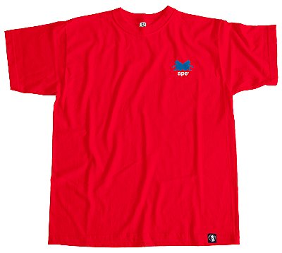 40. Camiseta Manga Curta Vermelha TWO APE