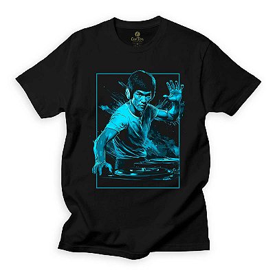 Camiseta Cinema Cool Tees Musica Eletronica Bruce DJ