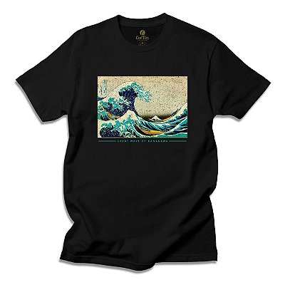 Camiseta Arte e Cultura Cool Tees Surf Grandes Ondas