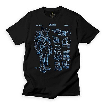 Camiseta Geek Cool Tees Ciencia Projeto Astronauta Diferente
