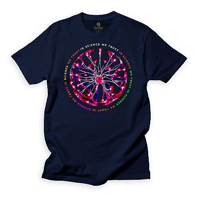 Camiseta Geek Cool Tees Science Trust Diferente