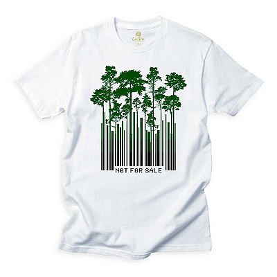 Camiseta Ecologia Cool Tees Salvem Floresta Amazonica Arvores Diferente