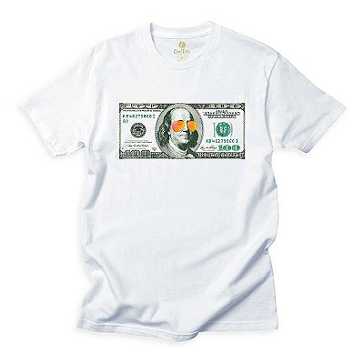 Camiseta Cinema Cool Tees Filmes e Series Wall Street Dollar Inteligente