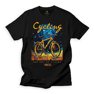 Camiseta Ciclistas Cool Tees Bike Van Gogh