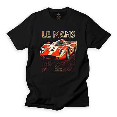 Camiseta Carros Antigos Cool Tees Motorsport Corrida Le Mans